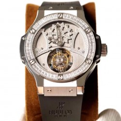 Big Bang Tourbillon Noob Factory SS SS & Diamonds Dial Swiss Tourbillon