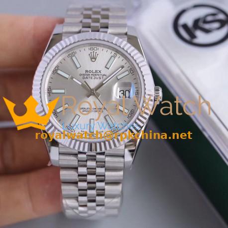 Replica Rolex Datejust II 126334 41MM KS Stainless Steel Rhodium Dial Swiss 2836-2