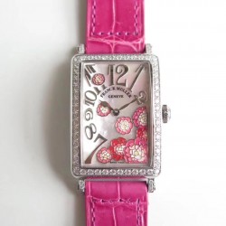 Ladies Long Island 952 QZ REL MOP VL D1R EAF SS & Diamonds Mother Of Pearl Dial Swiss Quartz