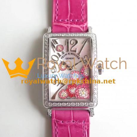 Replica Franck Muller Ladies Long Island 952 QZ REL MOP VL D1R EA Stainless Steel & Diamonds Mother Of Pearl Dial Swiss Quartz