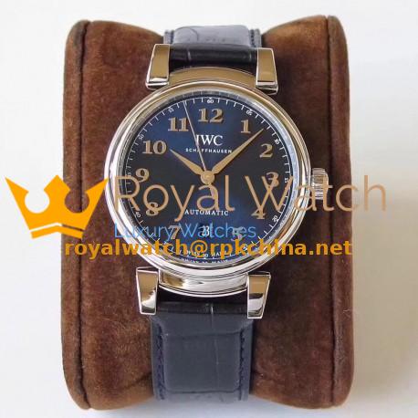 Replica IWC Da Vinci Automatic IW356601 MK Stainless Steel Blue Dial Swiss 2892