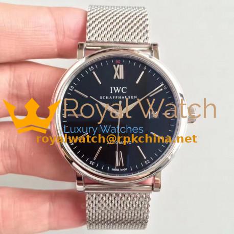 Replica IWC Portofino Automatic IW356506 MK Stainless Steel Black Dial Swiss 2892