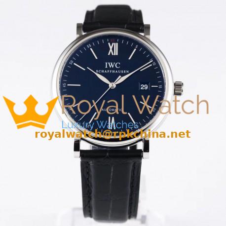 Replica IWC Portofino Automatic IW356502 AF Stainless Steel Black Dial Swiss 2892