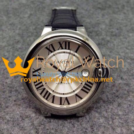 Replica Cartier Ballon Bleu 36MM Stainless Steel Silver Dial Swiss 2824-2