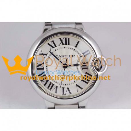 Replica Cartier Ballon Bleu 33MM Stainless Steel Silver Dial Swiss 2688