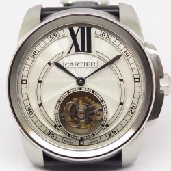 Calibre Tourbillon SS White Dial Swiss Tourbillon