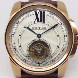 Calibre Tourbillon RG White Dial Swiss Tourbillon