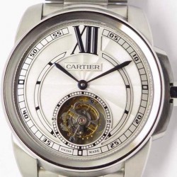 Calibre Tourbillon SS White Dial Swiss Tourbillon