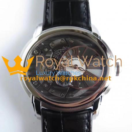 Replica Audemars Piguet Royal Millenary 4101 15350ST.OO.D002CR.01 V9 Stainless Steel Skeleton Dial Swiss 4101