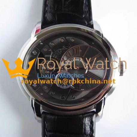 Replica Audemars Piguet Royal Millenary 4101 15350ST.OO.D002CR.01 V9 Stainless Steel Skeleton Dial Swiss 4101