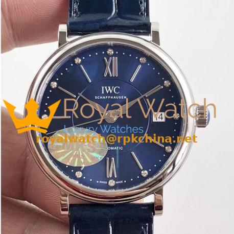 Replica IWC Portofino Automatic 37 IW458102 MK Stainless Steel Blue Dial M9015