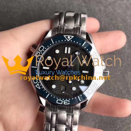 Replica Omega Seamaster Diver 300M 210.30.42.20.06.001 UR Stainless Steel Anthracite Dial Swiss 8800