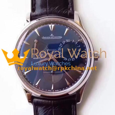 Replica Jaeger-LeCoultre Master Ultra Thin Reserve De Marche 1378480 SW Stainless Steel Blue Dial Swiss Caliber 938A/1