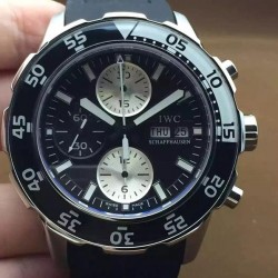 Aquatimer IW3767 SS Black Dial Swiss 7750