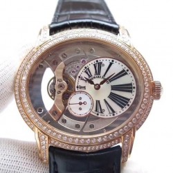 Royal Millenary 4101 15350 V9F RG & Diamonds RG Skeleton Dial Swiss 4101