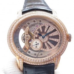 Royal Millenary 4101 15350 V9F RG & Diamonds RG Skeleton Dial Swiss 4101