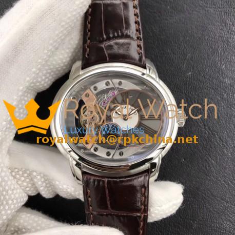 Replica Audemars Piguet Royal Millenary 4101 15350ST.OO.D002CR.01 V9 Stainless Steel Skeleton Dial Swiss 4101