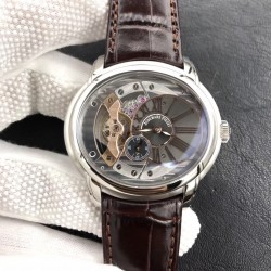 Royal Millenary 4101 15350ST.OO.D002CR.01 V9F SS Skeleton Dial Swiss 4101