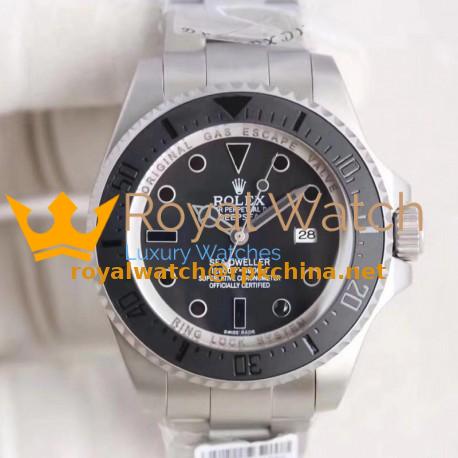 Replica Rolex DEEPSEA Phantom Jacques Piccard 116660 BP Stainless Steel Black Dial Swiss 2836-2