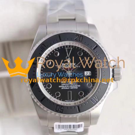 Replica Rolex DEEPSEA Phantom Prohunter 116660 BP Stainless Steel Black Dial Swiss 2836-2