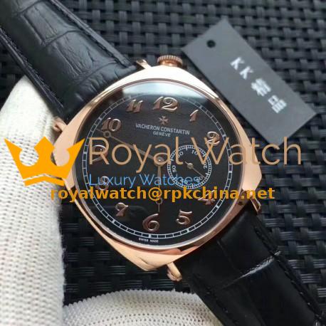Replica Vacheron Constantin Historiques American 1921 82035/000R-9359 KK Rose Gold Black Dial Swiss 4400