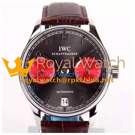Replica IWC Portuguese IW500702 Power Reserve Stainless Steel Black Dial Swiss IWC 52010