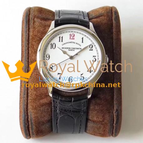 Replica Vacheron Constantin Historiques Chronometre Royal 1907 86122/000R-9362F GS Stainless Steel White Dial Swiss 2460 SCC
