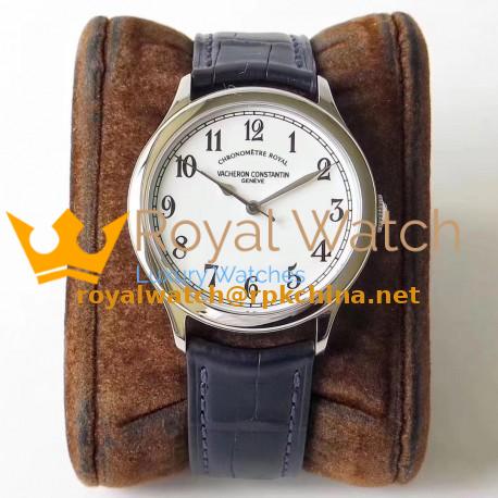 Replica Vacheron Constantin Historiques Chronometre Royal 1907 86122/000R-9362F GS Stainless Steel White Dial Swiss 2460 SCC