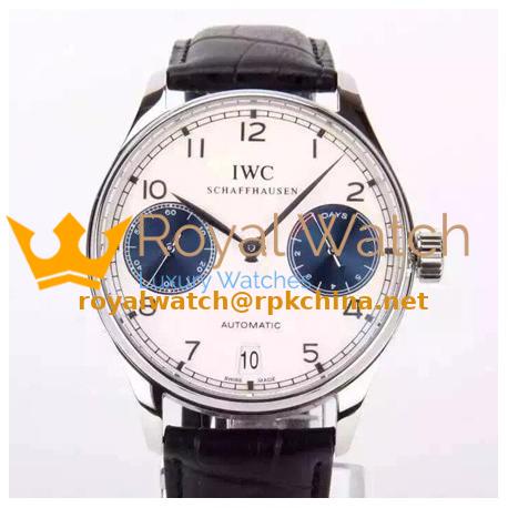 Replica IWC Portuguese IW500703 Power Reserve Stainless Steel White & Black Dial Swiss IWC 52010