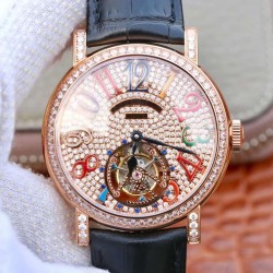 Round Color Dreams Tourbillon TWL RG & Diamonds Diamond Dial Swiss Tourbillon