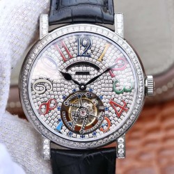Round Color Dreams Tourbillon TWL SS & Diamonds Diamond Dial Swiss Tourbillon