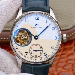 Portugieser Tourbillon IW546301 ZF SS White Dial Swiss Tourbillon