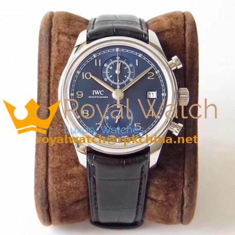 Replica IWC Portugieser Chronograph Classic IW390303 ZF Stainless Steel Blue Dial Swiss 7750