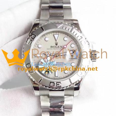 Replica Rolex Yacht-Master 40 116622 JF Stainless Steel Grey Dial Swiss 2836-2