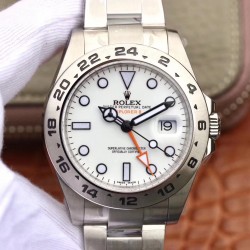 Explorer II 216570 JF V3 SS White Dial Swiss 2836