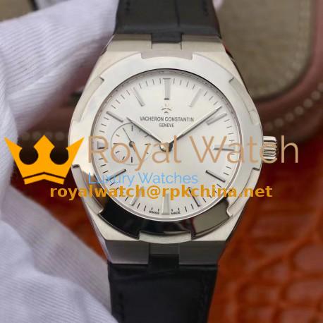 Replica Vacheron Constantin Overseas Automatic 37MM 2300V Noob Stainless Steel White Dial Swiss 5300