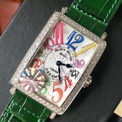 Ladies Long Island Color Dreams 1200 CH COL DRM D GF SS & Diamonds Silver Dial Swiss Quartz