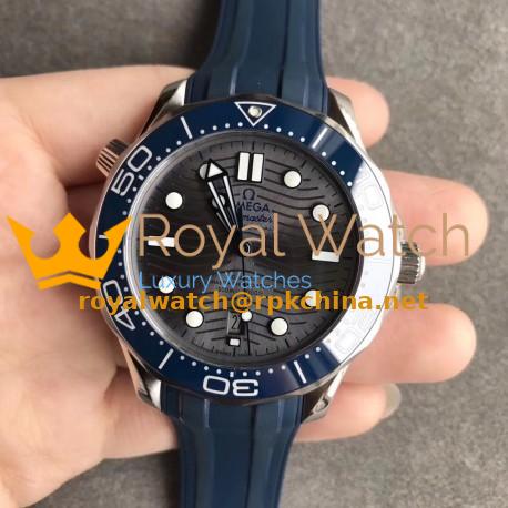 Replica Omega Seamaster Diver 300M 210.32.42.20.06.001 VS V2 Stainless Steel Grey Dial Swiss 8800