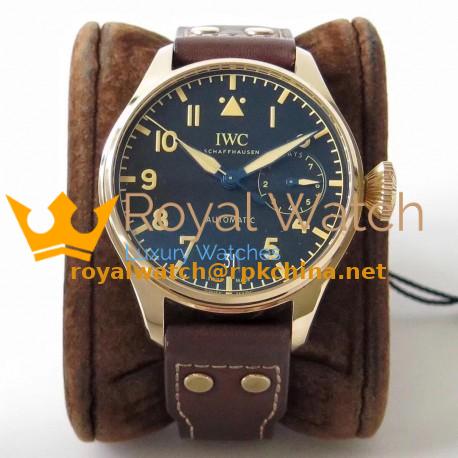 Replica IWC Big Pilot Heritage IW501005 ZF Bronze Black Dial Swiss 52000