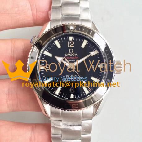 Replica Omega Seamaster Planet Ocean 1948 "LMPO" 222.30.42.20.01.001 OM V2 Stainless Steel Black Dial Swiss 2824-2