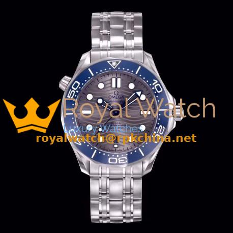 Replica Omega Seamaster Diver 300M 210.30.42.20.06.001 OM Stainless Steel Anthracite Dial Swiss 8800