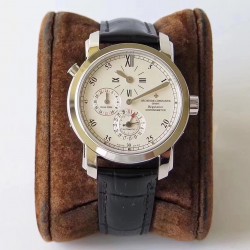 Malte Regulateur Dual Time 42005/000G K11F SS White Dial Swiss 1206