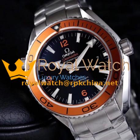 Replica Omega Seamaster Planet Ocean 600M 42MM 232.30.42.21.01.002 VS Stainless Steel Black Dial Swiss 8500