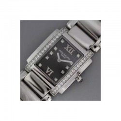 Ladies Twenty-4 4910/10A-001 Noob Factory SS Black Dial Swiss Ronda Quartz