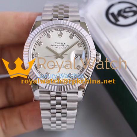 Replica Rolex Datejust II 126334 41MM KS Stainless Steel Rhodium Dial Swiss 2836-2