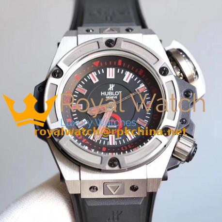 Replica Hublot Big Bang King Power Alinghi 4000 SF Titanium Black Dial Swiss HUB1401