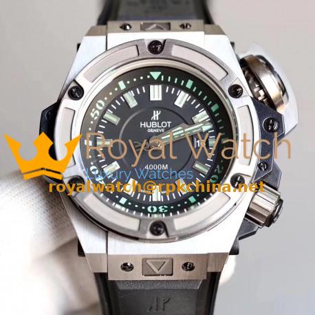 Replica Hublot Big Bang King Power Musee Oceanographique Monaco 731.NX.1190.RX SF Titanium Black Dial Swiss HUB1401
