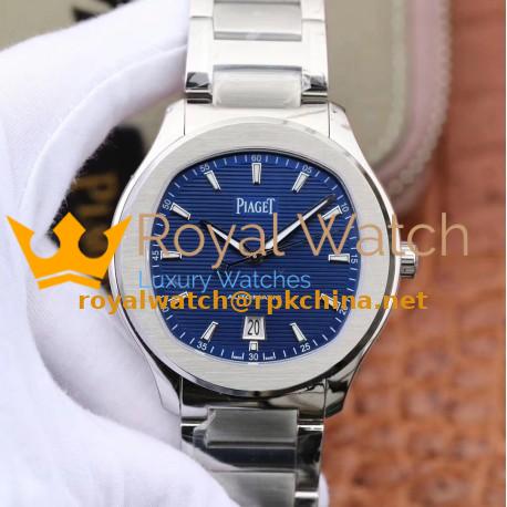 Replica Piaget Polo G0A41002 MKS Stainless Steel Blue Dial Swiss 1110P