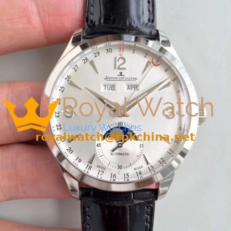 Replica Jaeger-LeCoultre Master Calendar 1558420 KM Stainless Steel Silver Dial Swiss Caliber 866/1