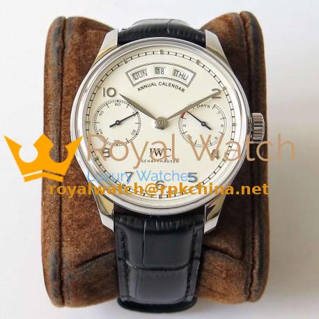 Replica IWC Portugieser Annual Calendar IW503501 ZF Stainless Steel White Dial Swiss 52850